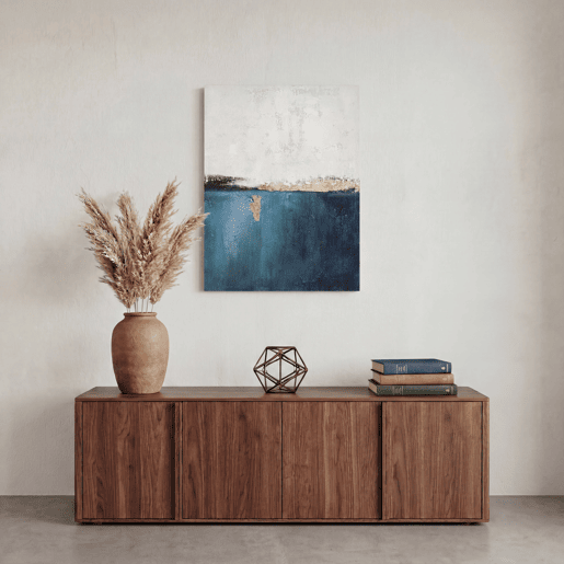 Quadro original GOLDEN azul 60x80cm marca MARCOMUEBLE