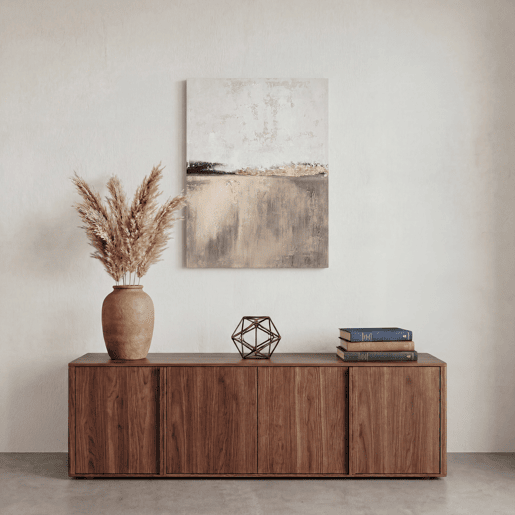 Quadro original GOLDEN castanho 60x80cm marca MARCOMUEBLE
