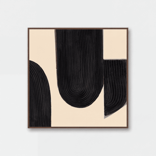 Quadro original PIRULETAS I relevo 55x55cm marca MARCOMUEBLE