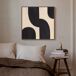 Pintura original PIRULETAS II relieve 55x55cm marca MARCOMUEBLE Pintura original PIRULETAS II relieve 55x55cm marca MARCOMUEBLE Blanco/ Negro