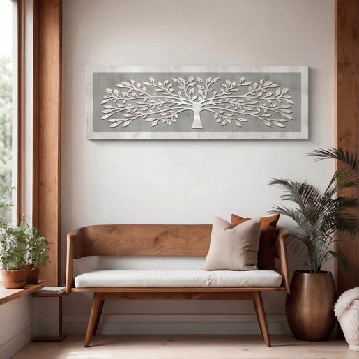 Quadro original SALVIA TREE 50x150cm marca MARCOMUEBLE Quadro original SALVIA TREE 50x150cm marca MARCOMUEBLE