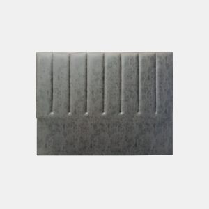 Cabeceira PRAGA 160cm pele sintética cinza escuro