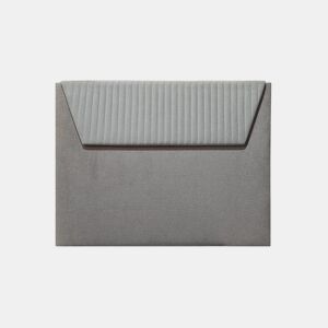 Cabeceira VARSOVIA 160cm tecido de microfibra branco