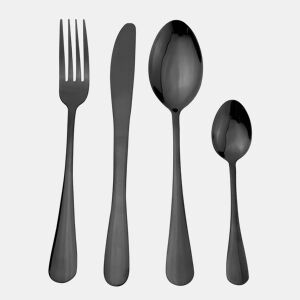 Conjunto de talheres BLACK 16 peças da marca CONFORAMA