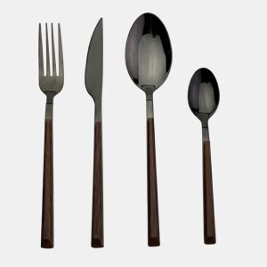 Conjunto de talheres SPECIAL BLACK 16 peças CONFORAMA
