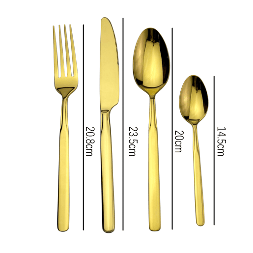 Conjunto de talheres BASIC GOLD 16 peças CONFORAMA