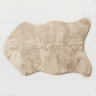 Tapete de poliéster RABBIT 60x90cm cor natural