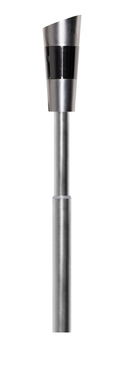 Barra de cortina extensible rio 160-300cm plateada