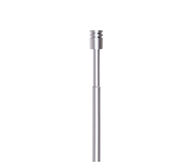 Barra de cortina extensible lia 160-300cm plateada
