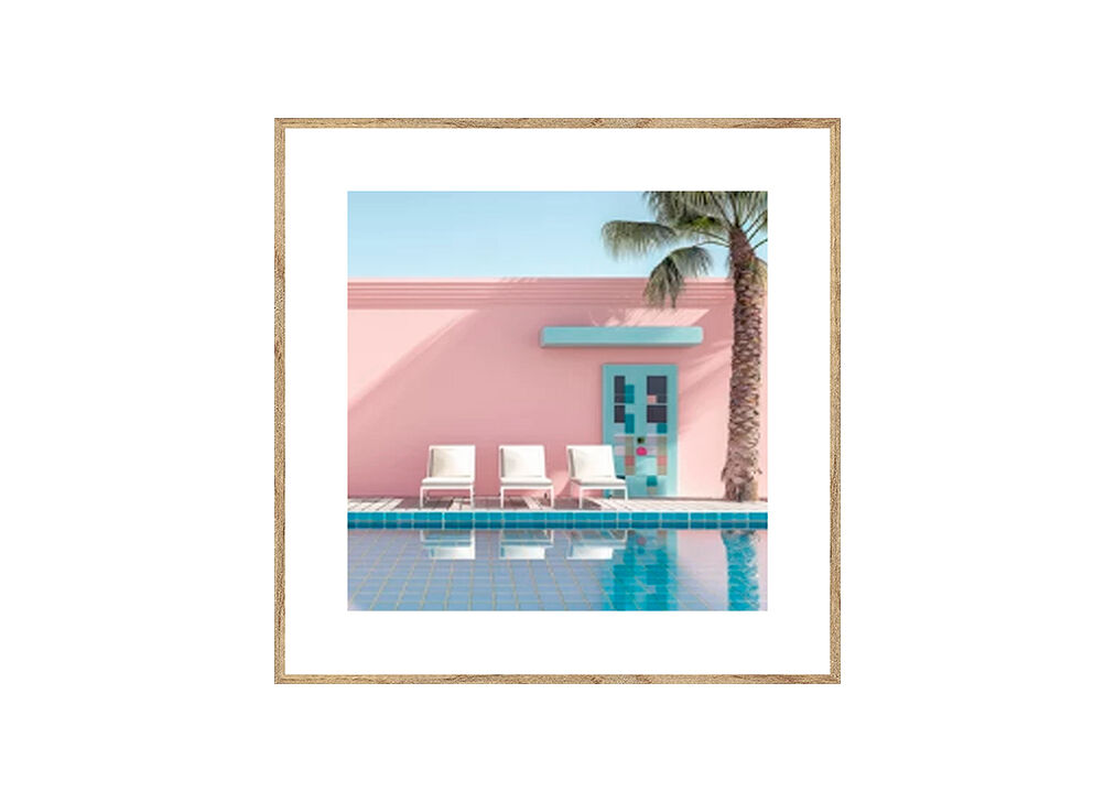 Cuadro PARADISE 35x35cm marca MARCOMUEBLE 