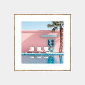 Quadro PARADISE 35x35cm marca MARCOMUEBLE