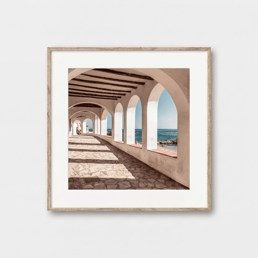 Quadro CALELLA 35x35cm tons de azul Quadro CALELLA 35x35cm tons de azul