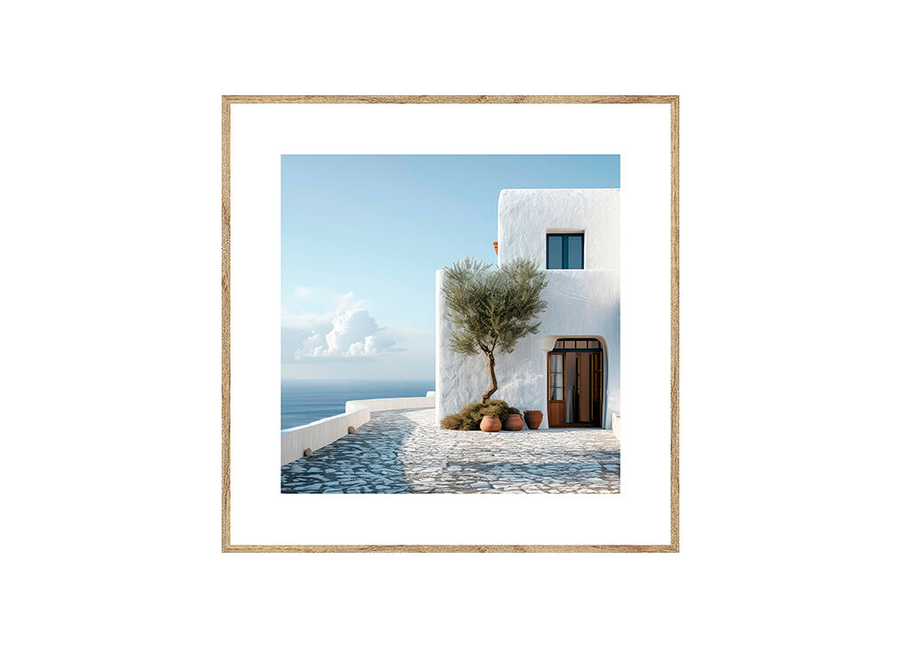Cuadro SANTORINI 35x35cm marca MARCOMUEBLE 