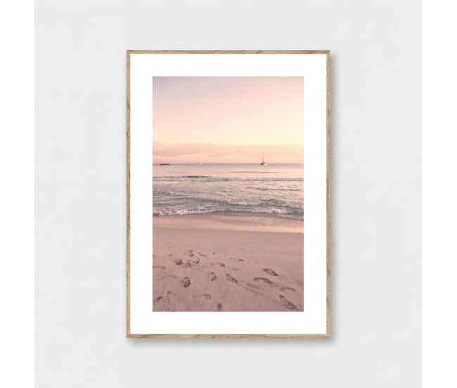 Cuadro puesta de sol 35x50cm tonos cálidos