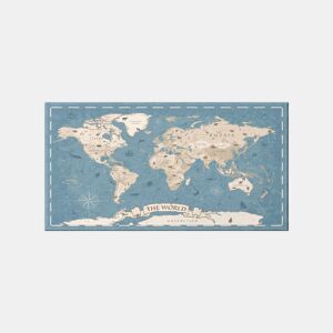 Quadro MAPAMUNDI VINTAGE cian 58x110cm marca MARCOMUEBLE
