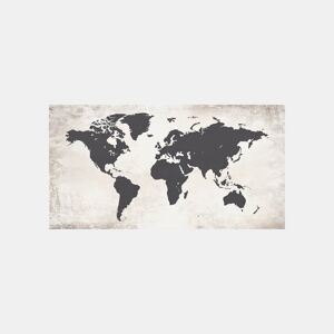 Quadro MAPAMUNDI VINTAGE cinza 58x110cm marca MARCOMUEBLE