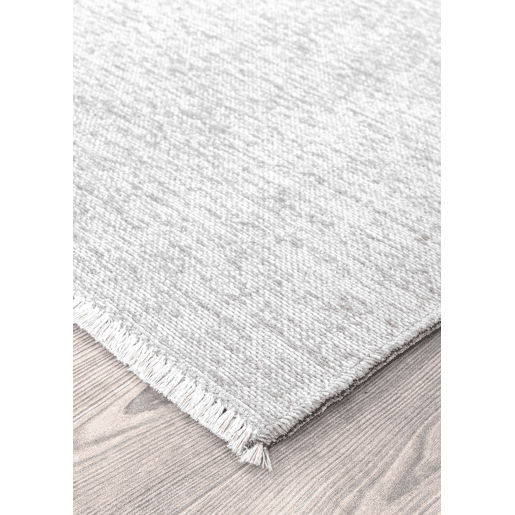 Tapete reversível NEW PALERMO 80x120cm antracite e cinza claro