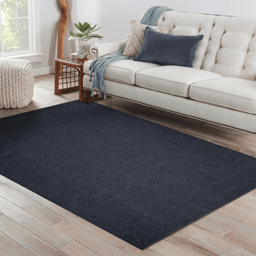 Tapete reversível NEW PALERMO 120x170cm antracite e cinza claro