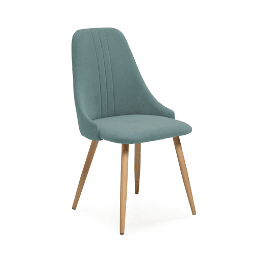 Conjunto de 4 de cadeiras SEUL verde água