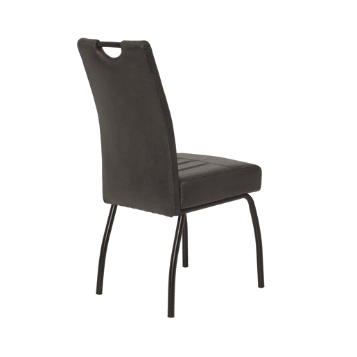 Conjunto de 4 cadeiras BEATE cor antracite Conjunto de 4 cadeiras BEATE cor antracite
