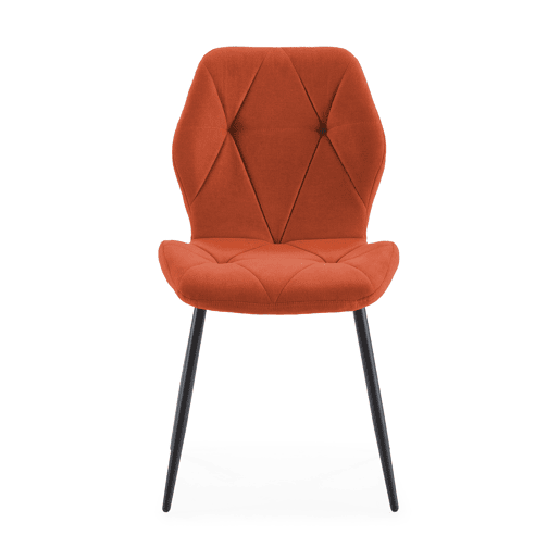 Conjunto de 4 cadeiras LUNA cor laranja