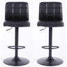 Conjunto de 2 bancos ajustáveis BENPHAN preto