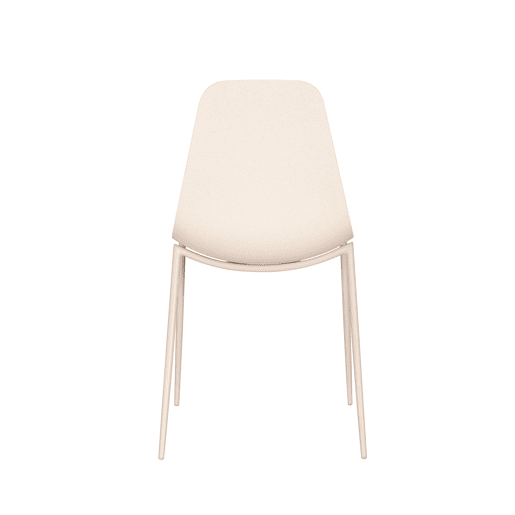Conjunto de 2 cadeiras de cozinha CUSHION fixa bege Conjunto de 2 cadeiras de cozinha CUSHION fixa bege