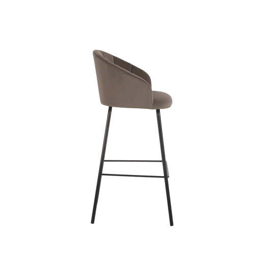 Conjunto de 2 bancos altos NIGHT castanho
