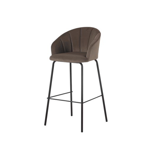 Conjunto de 2 bancos altos NIGHT castanho