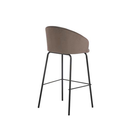Conjunto de 2 bancos altos NIGHT castanho