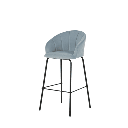 Conjunto de 2 bancos altos NIGHT azul