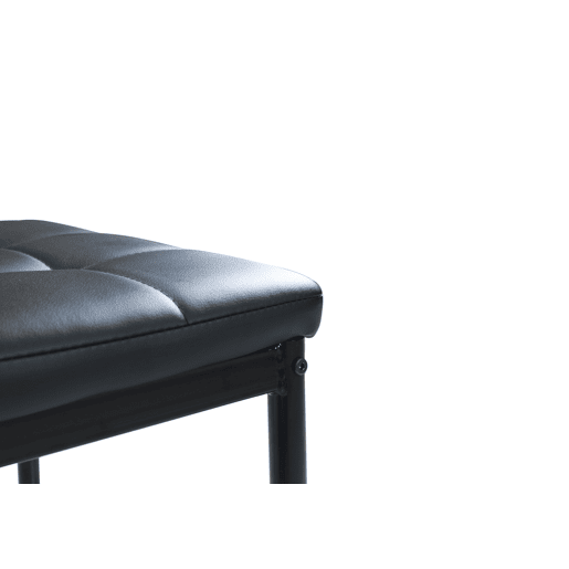 Conjunto de 4 cadeiras LISA cor preto Conjunto de 4 cadeiras LISA cor preto