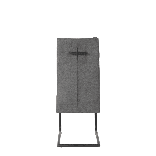 Conjunto de 2 cadeiras MINA cor cinza escuro