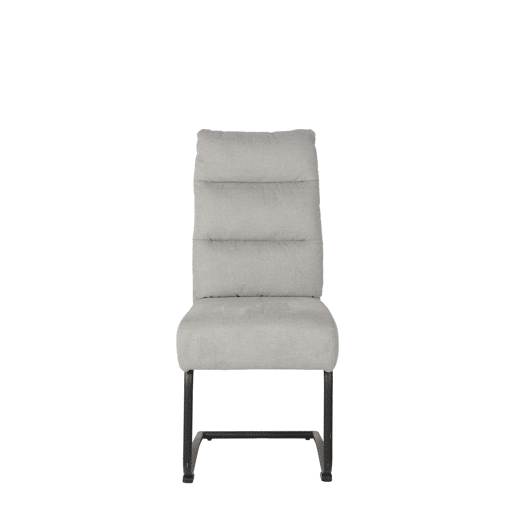 Conjunto de 2 cadeiras de jantar MINA cor cinza claro