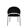 Conjunto de 2 cadeiras de jantar SHAUNI cor preto