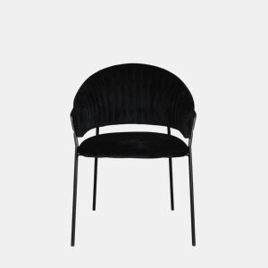 Conjunto de 2 cadeiras de jantar SHAUNI cor preto