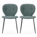 Pack de 2 sillas de cocina MAURA Pack de 2 sillas de cocina MAURA Verde