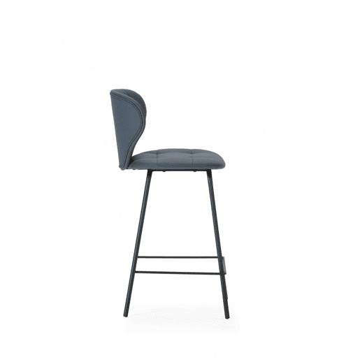 Conjunto de 2 bancos altos MAURA cor cinza Conjunto de 2 bancos altos MAURA cor cinza