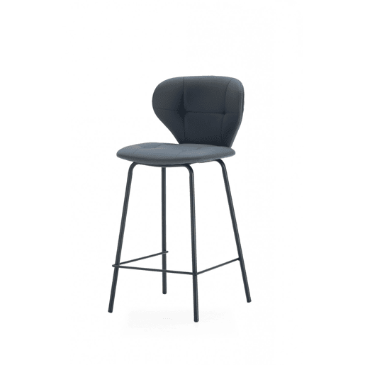 Conjunto de 2 bancos altos MAURA cor cinza Conjunto de 2 bancos altos MAURA cor cinza