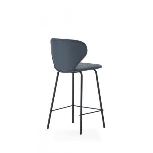 Conjunto de 2 bancos altos MAURA cor cinza Conjunto de 2 bancos altos MAURA cor cinza