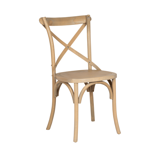 Conjunto de 2 cadeiras de cozinha BISTROT II natural