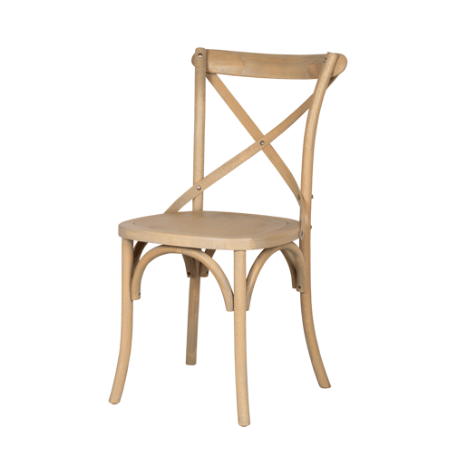 Conjunto de 2 cadeiras de cozinha BISTROT II natural