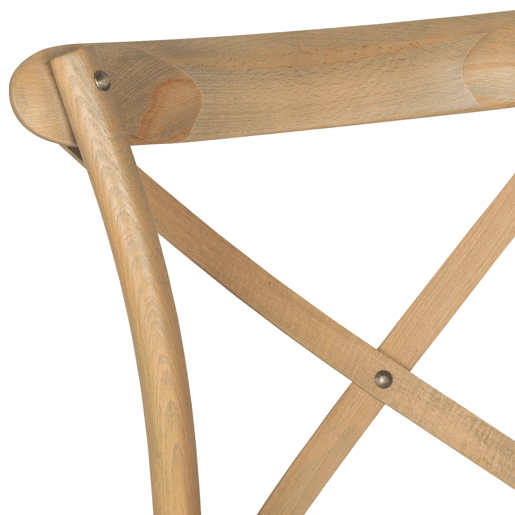 Conjunto de 2 cadeiras de cozinha BISTROT II natural
