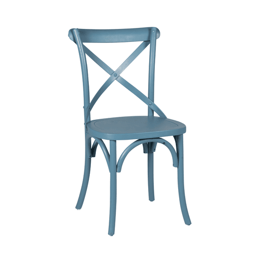 Conjunto de 2 cadeiras de cozinha BISTROT II azul
