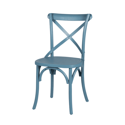 Conjunto de 2 cadeiras de cozinha BISTROT II azul