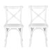 Pack de 2 sillas de cocina BISTROT II Pack de 2 sillas de cocina BISTROT II Blanco