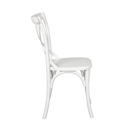 Conjunto de 2 cadeiras de cozinha BISTROT II branca
