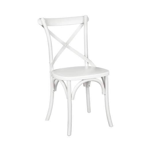 Conjunto de 2 cadeiras de cozinha BISTROT II branca