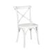 Pack de 2 sillas de cocina BISTROT II Pack de 2 sillas de cocina BISTROT II Blanco