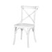 Pack de 2 sillas de cocina BISTROT II Pack de 2 sillas de cocina BISTROT II Blanco